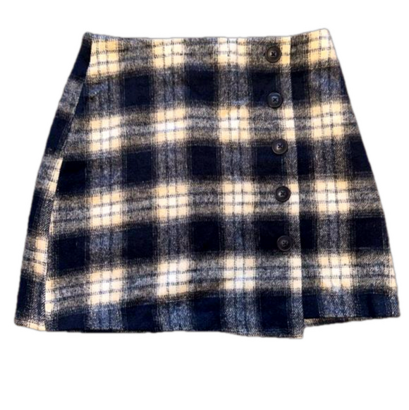 Forever 21 Dresses & Skirts - Forever 21 Blue Plaid Mini Skirt Extra Small